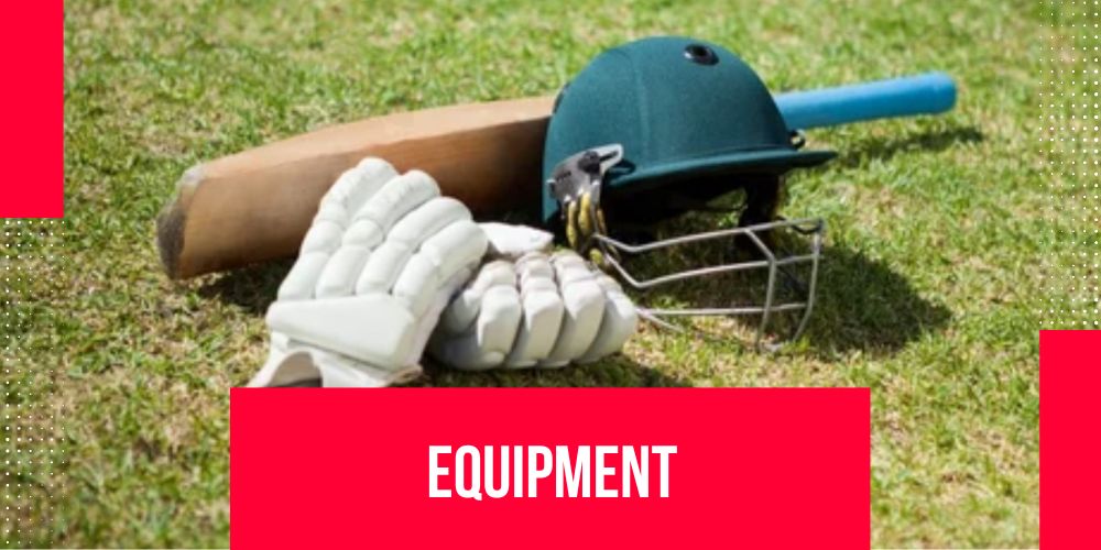 Features of equipment in cricket game overview